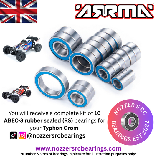 Arrma Typhon Grom Complete Bearing Kit
