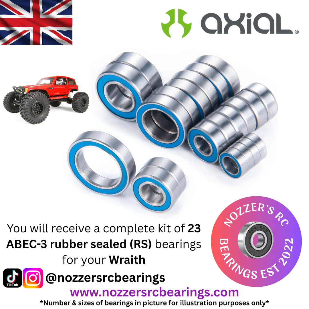 Axial Wraith Complete Bearing Kit