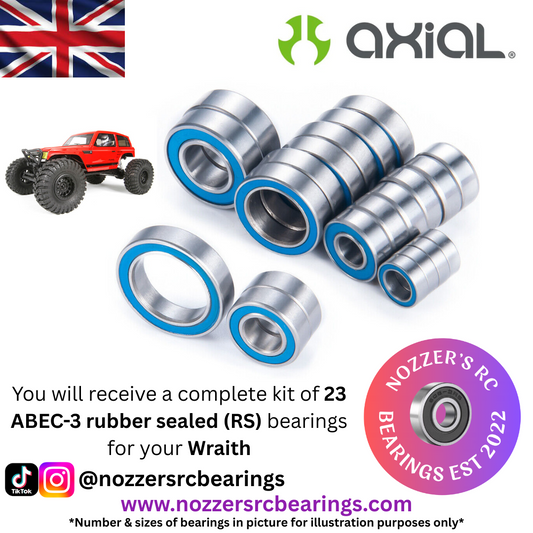 Axial Wraith Complete Bearing Kit