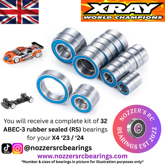 XRay X4 '23 / '24 Complete Bearing Kit