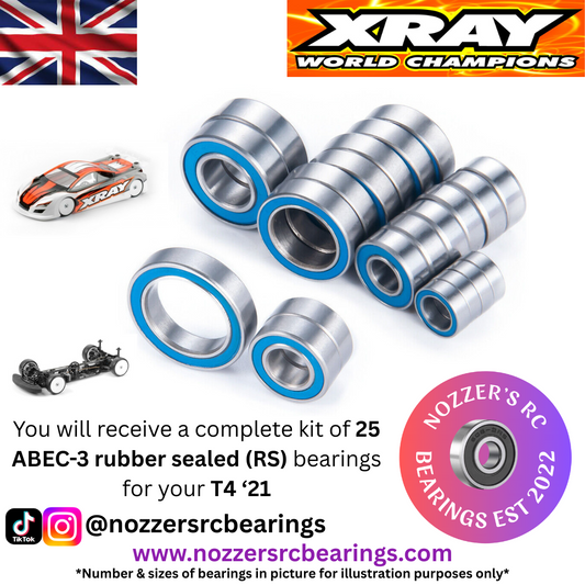 XRay T4 '21 Complete Bearing Kit