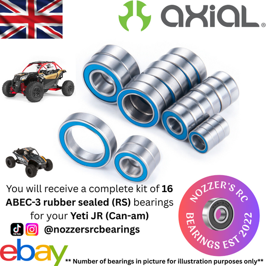 Axial Yeti JR (Can-am) Complete Bearing Kit