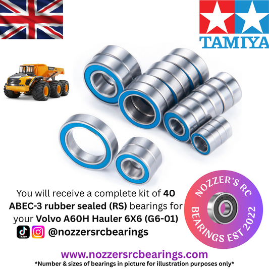Tamiya Volvo A60H Hauler 6X6 (G6-01) Complete Bearing Kit