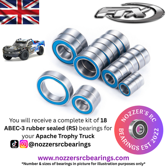 FTX Apache Trophy Truck Complete Bearing Kit