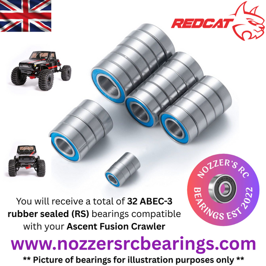 Redcat Racing Ascent Fusion Crawler Complete Bearing Kit