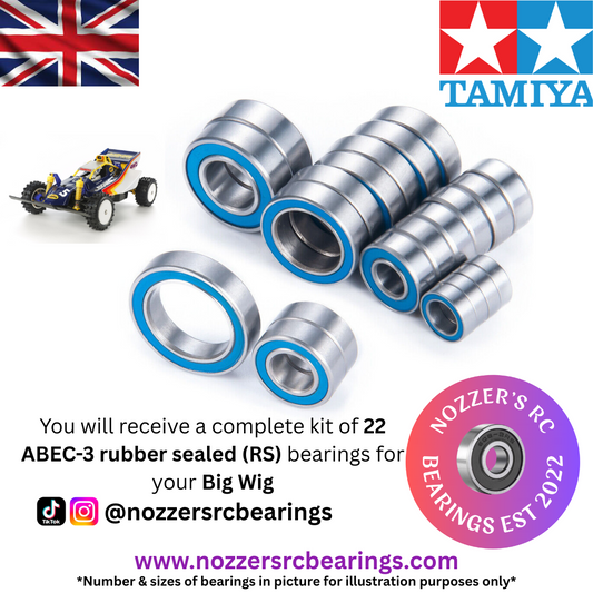 Tamiya Big Wig Complete Bearing Kit