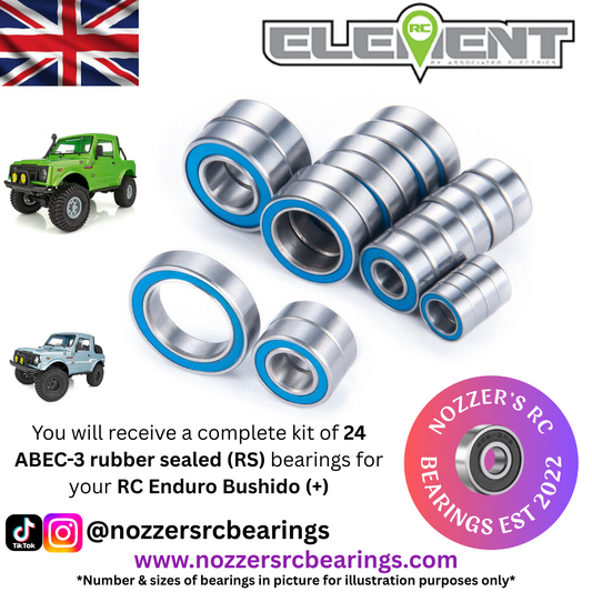 Element RC Enduro Bushido+ Complete Bearing Kit