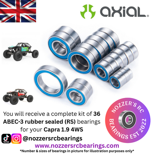 Axial Capra 1.9 4WS Complete Bearing Kit