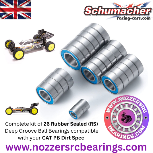 Schumacher CAT PB Dirt Spec Complete Bearing Kit