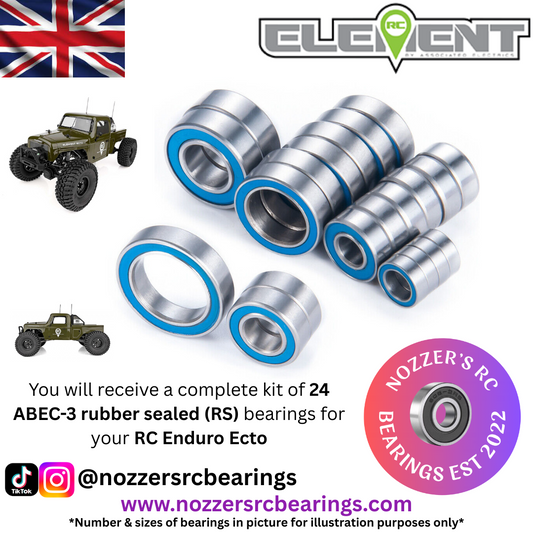 Element RC Enduro Ecto Complete Bearing Kit