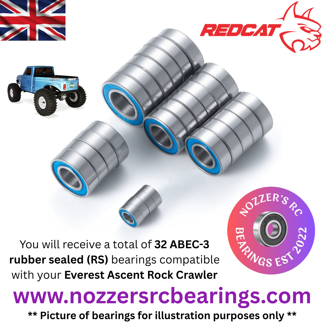 Redcat Racing Everest Ascent Rock Crawler Complete Bearing Kit