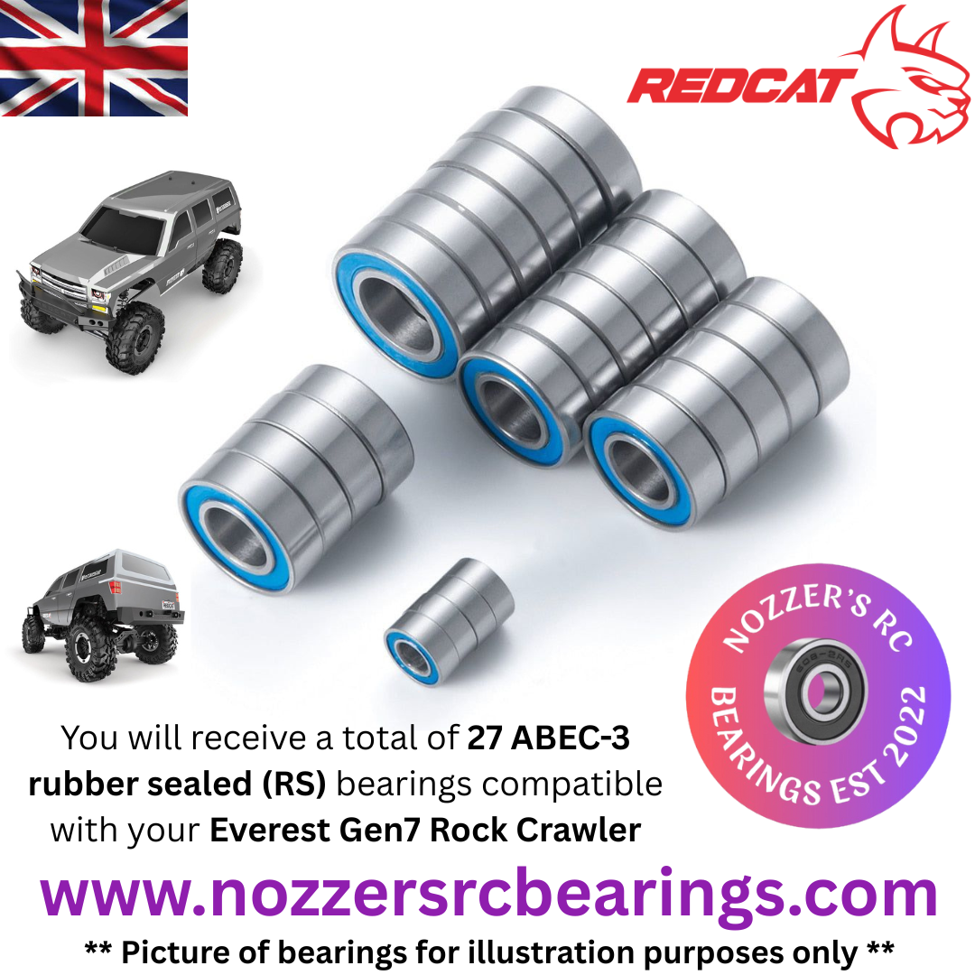 Redcat Racing Everest Gen7 Rock Crawler Complete Bearing Kit