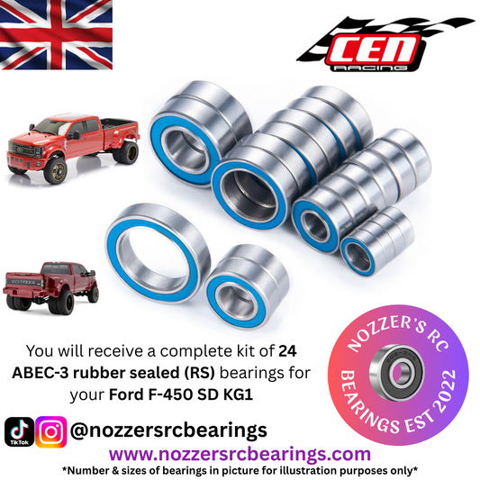 CEN Racing F-450 SD KG1 Complete Bearing Kit
