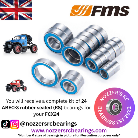 FMS FCX24 Complete Bearing Kit