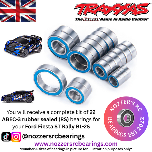 Traxxas Ford Fiesta ST Rally BL-2S Complete Bearing Kit
