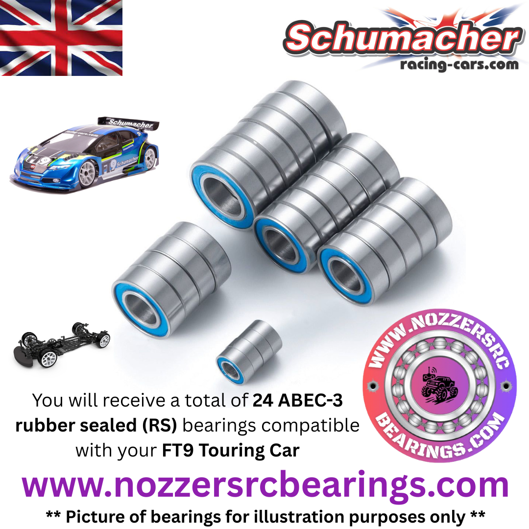 Schumacher FT9 Touring Car Complete Bearing Kit