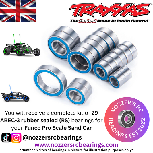 Traxxas Funco Motorsports Pro Scale Sand Car Complete Bearing Kit