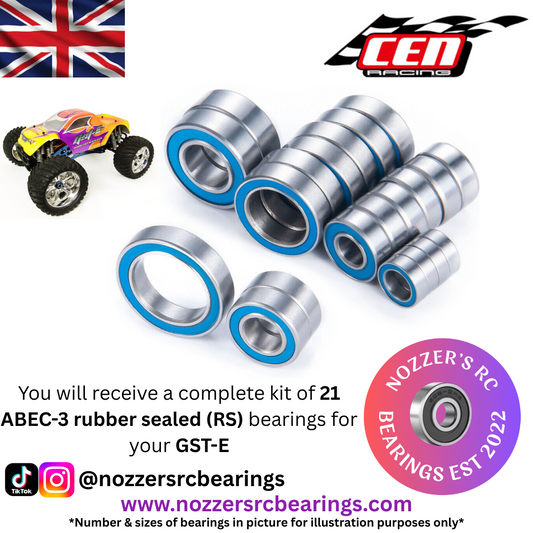 CEN Racing GST-E Complete Bearing Kit