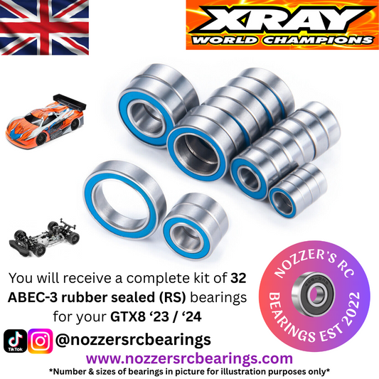 XRay GtX8 '23 / '24 Complete Bearing Kit