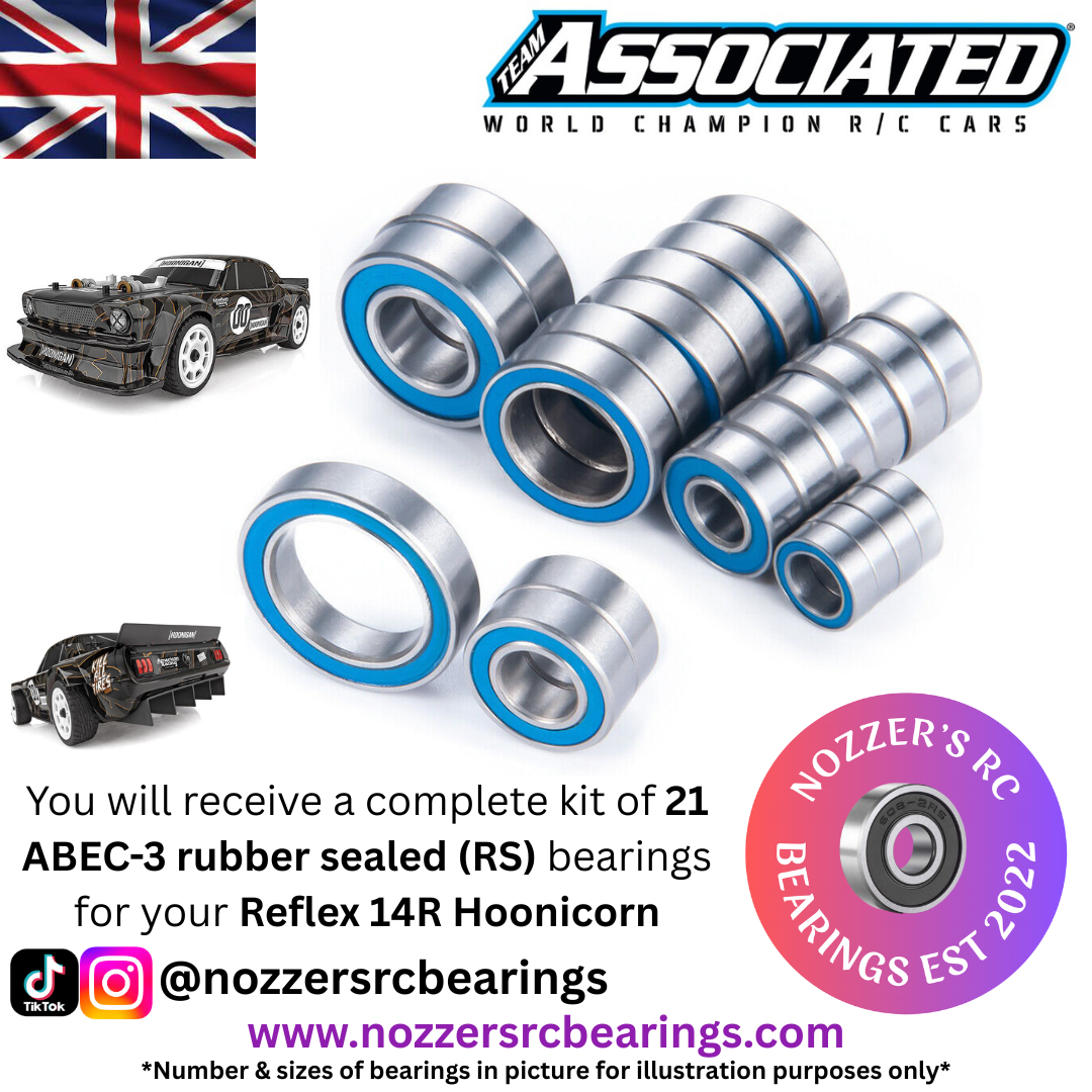 Team Associated Reflex 14R Hoonicorn Complete Bearing Kit