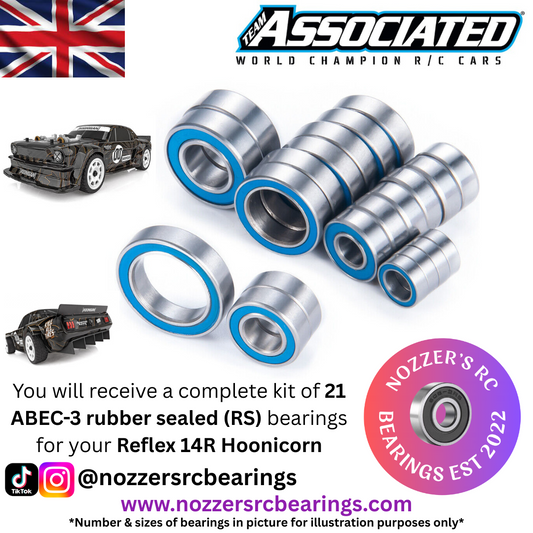 Team Associated Reflex 14R Hoonicorn Complete Bearing Kit