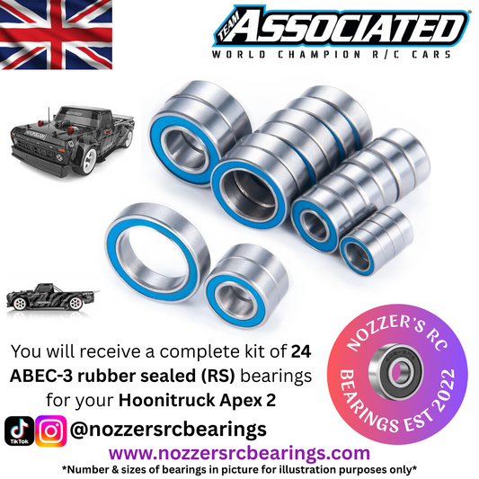 Team Associated Hoonitruck Apex 2 Complete Bearing Kit