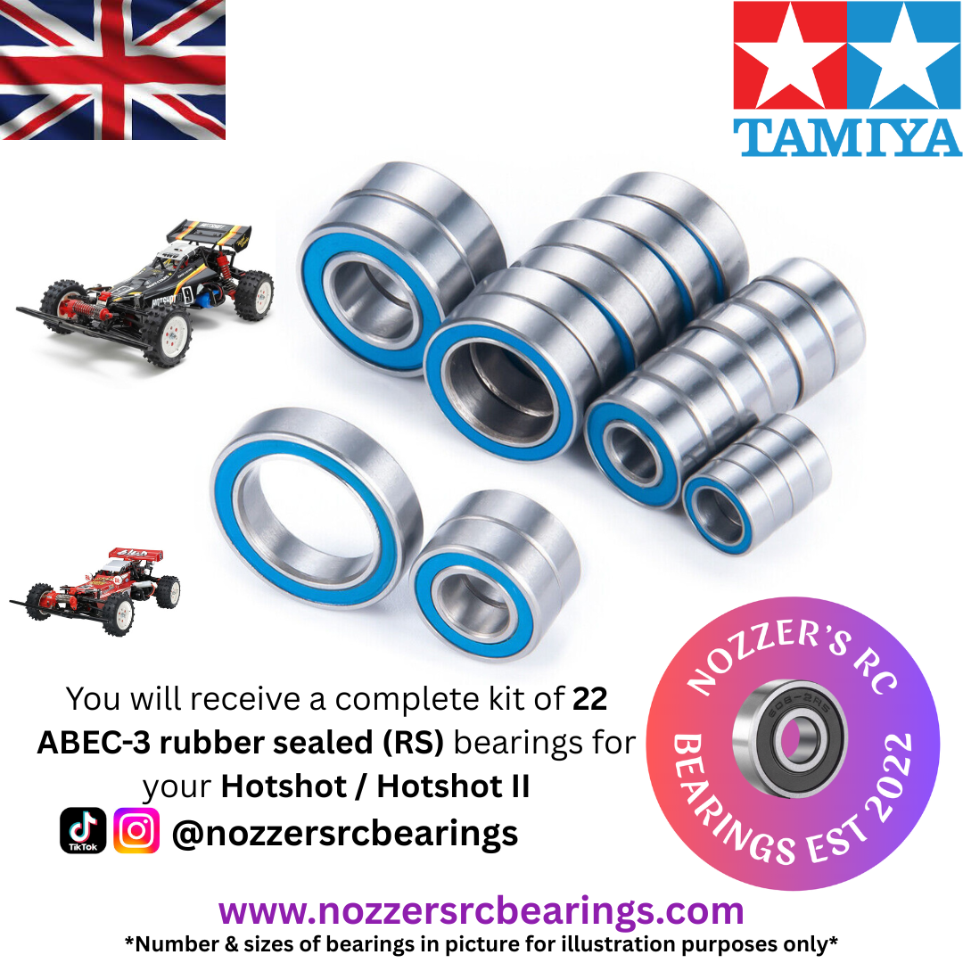 Tamiya Hotshot/Hotshot II Complete Bearing Kit