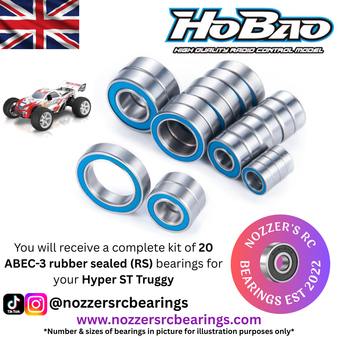 Hobao Hyper ST Truggy Complete Bearing Kit
