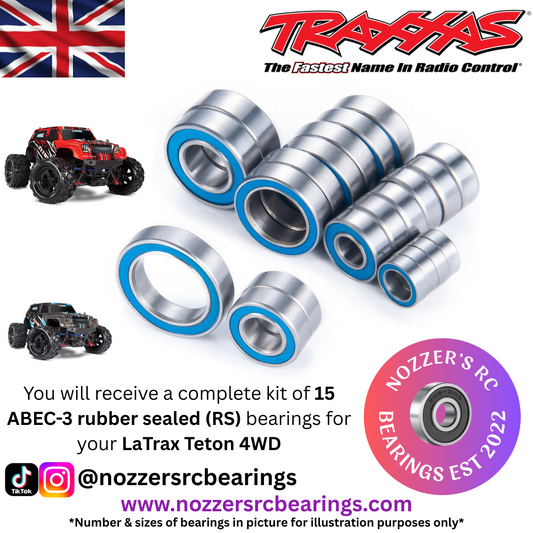 Traxxas La Trax Teton 4WD Complete Bearing Kit