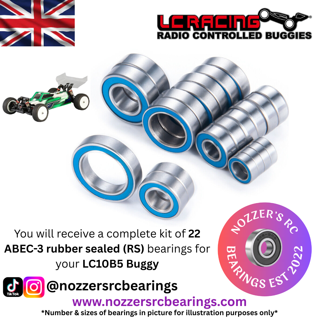 LC Racing LC10B5 Buggy Complete Bearing Kit