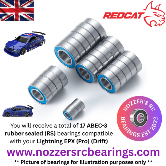 Redcat Racing Lightning EPX (Pro) (Drift) Complete Bearing Kit