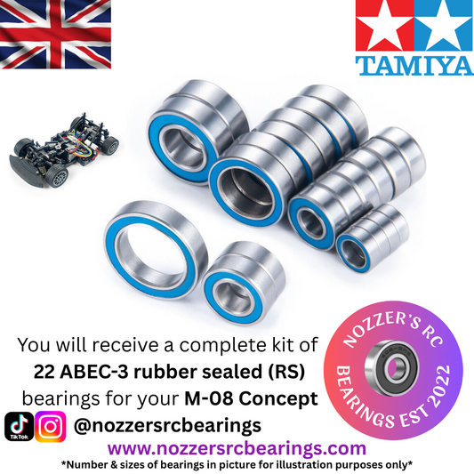 Tamiya M-08 Concept Complete Bearing Kit