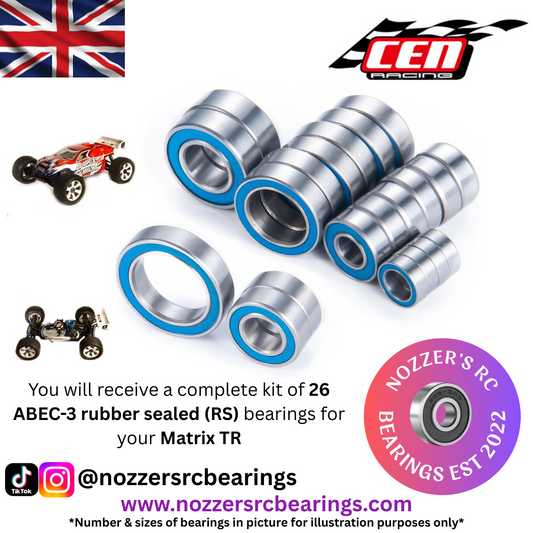 CEN Racing Matrix TR Complete Bearing Kit