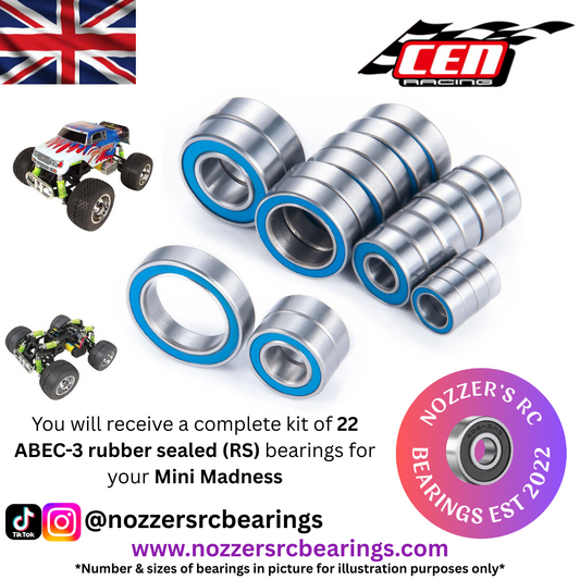 CEN Racing Mini Madness Complete Bearing Kit