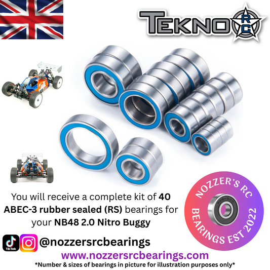 Tekno NB48 2.0 Nitro Complete Bearing Kit