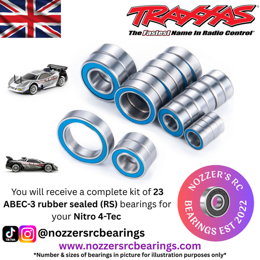Traxxas Nitro 4-Tec Complete Bearing Kit