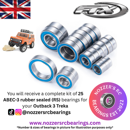 FTX Outback 3 Treka Complete Bearing Kit