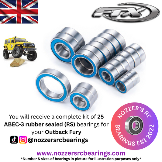 FTX Outback Fury Complete Bearing Kit