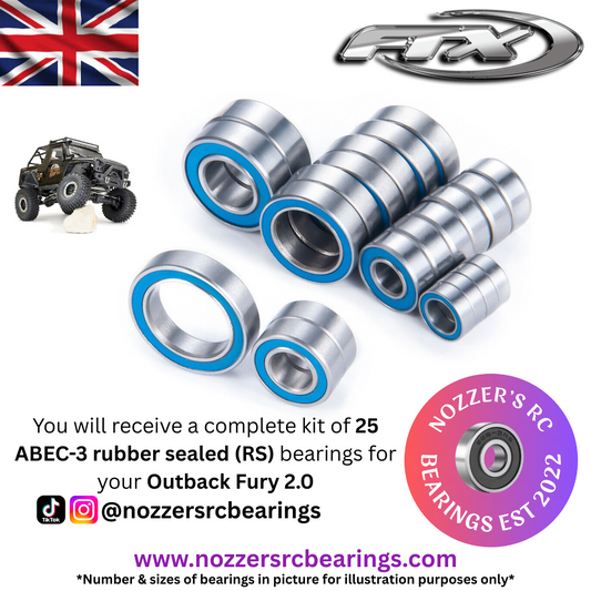FTX Outback Fury 2.0 Complete Bearing Kit