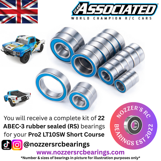 Team Associated Pro2 LT10SW Complete Bearing Kit