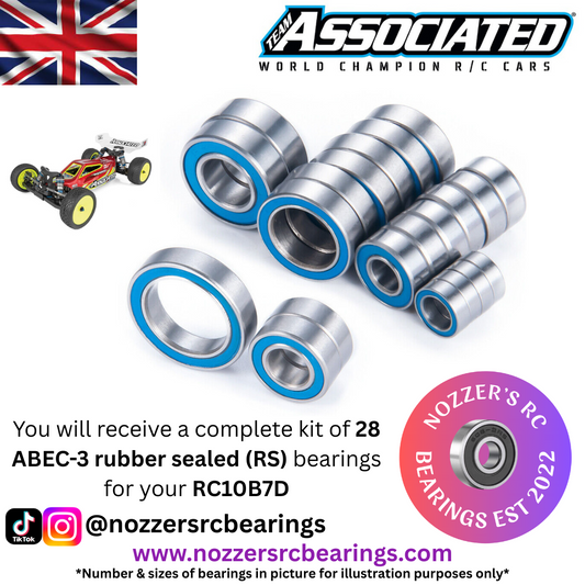 Team Associated RC10B7D Complete Bearing Kit