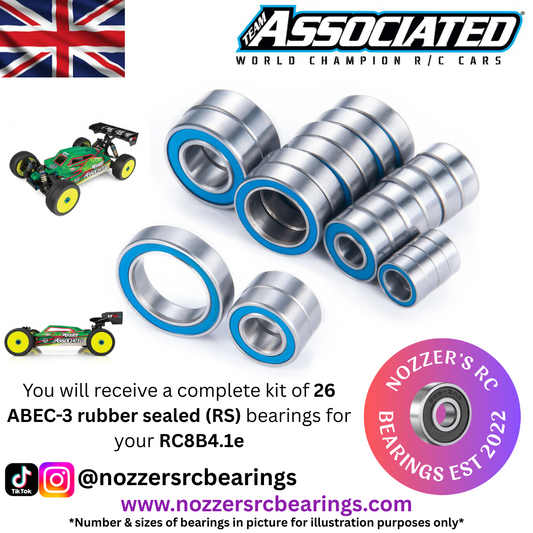 Team Associated RC8B4.1e Complete Bearing Kit