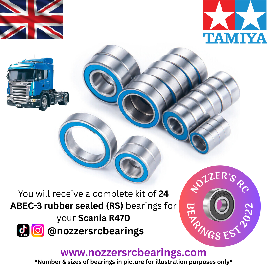 Tamiya Scania R470 Highline Complete Bearing Kit
