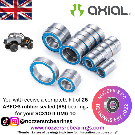 Axial SCX10 II UMG10 Complete Bearing Kit