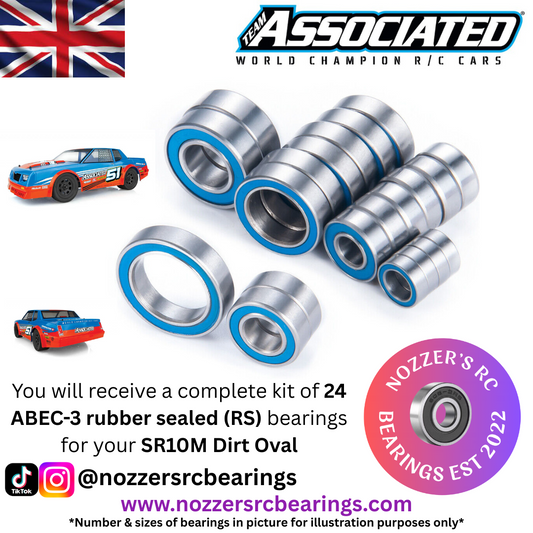 Team Associated SR10M Dirt Oval Complete Bearing Kit