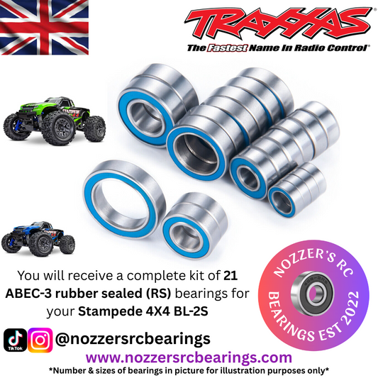 Traxxas Stampede 4X4 BL-2S Complete Bearing Kit