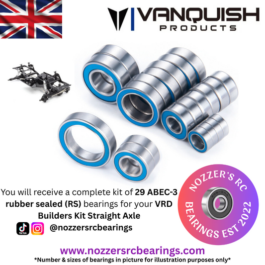Vanquish VRD Builders Kit Straight Axle Complete Bearing Kit