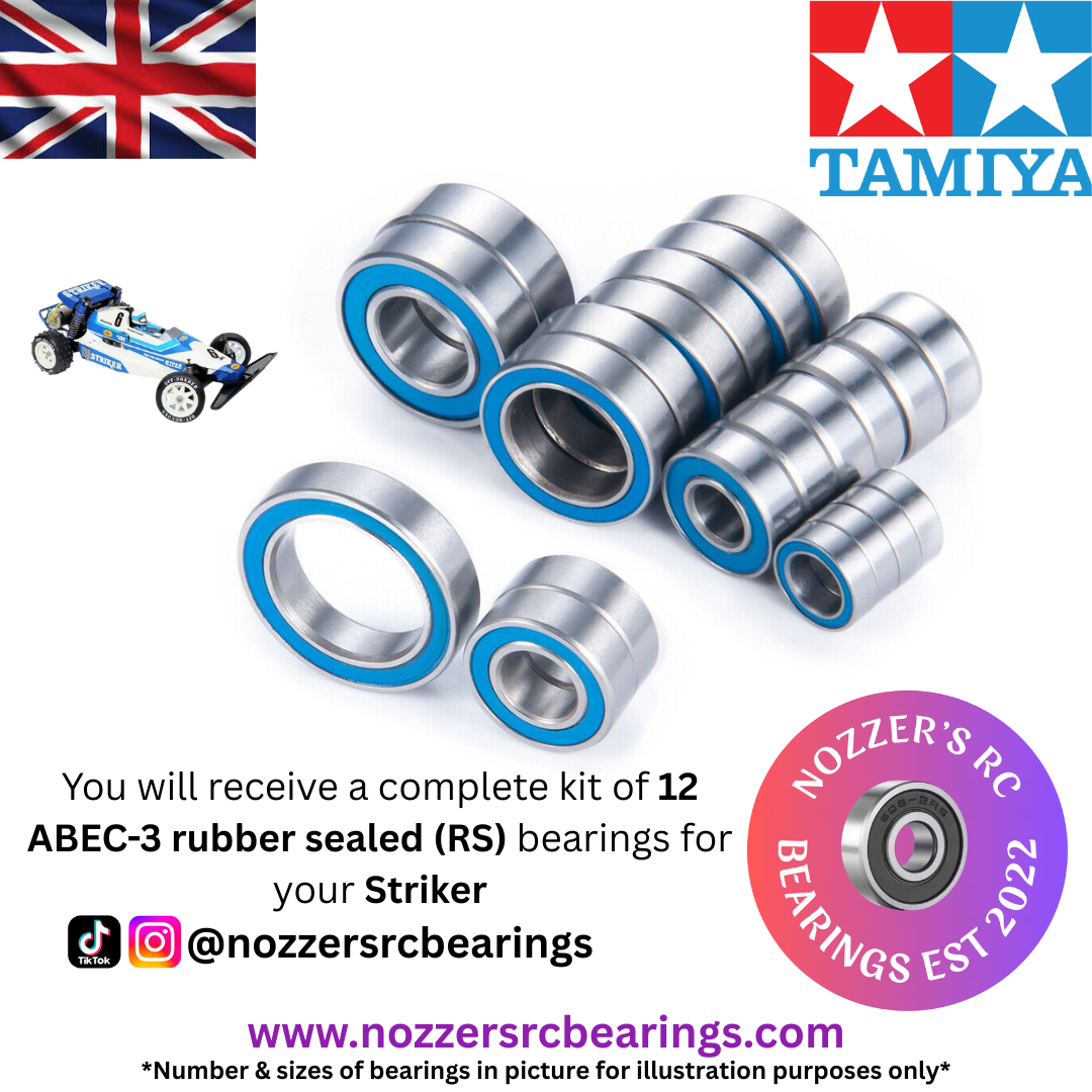 Tamiya Striker Complete Bearing Kit