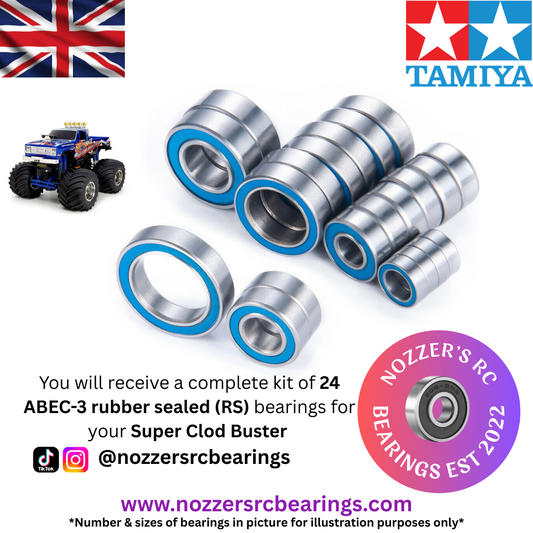 Tamiya Super Clod Buster Complete Bearing Kit