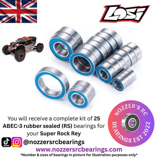 Losi Super Rock Rey Complete Bearing Kit